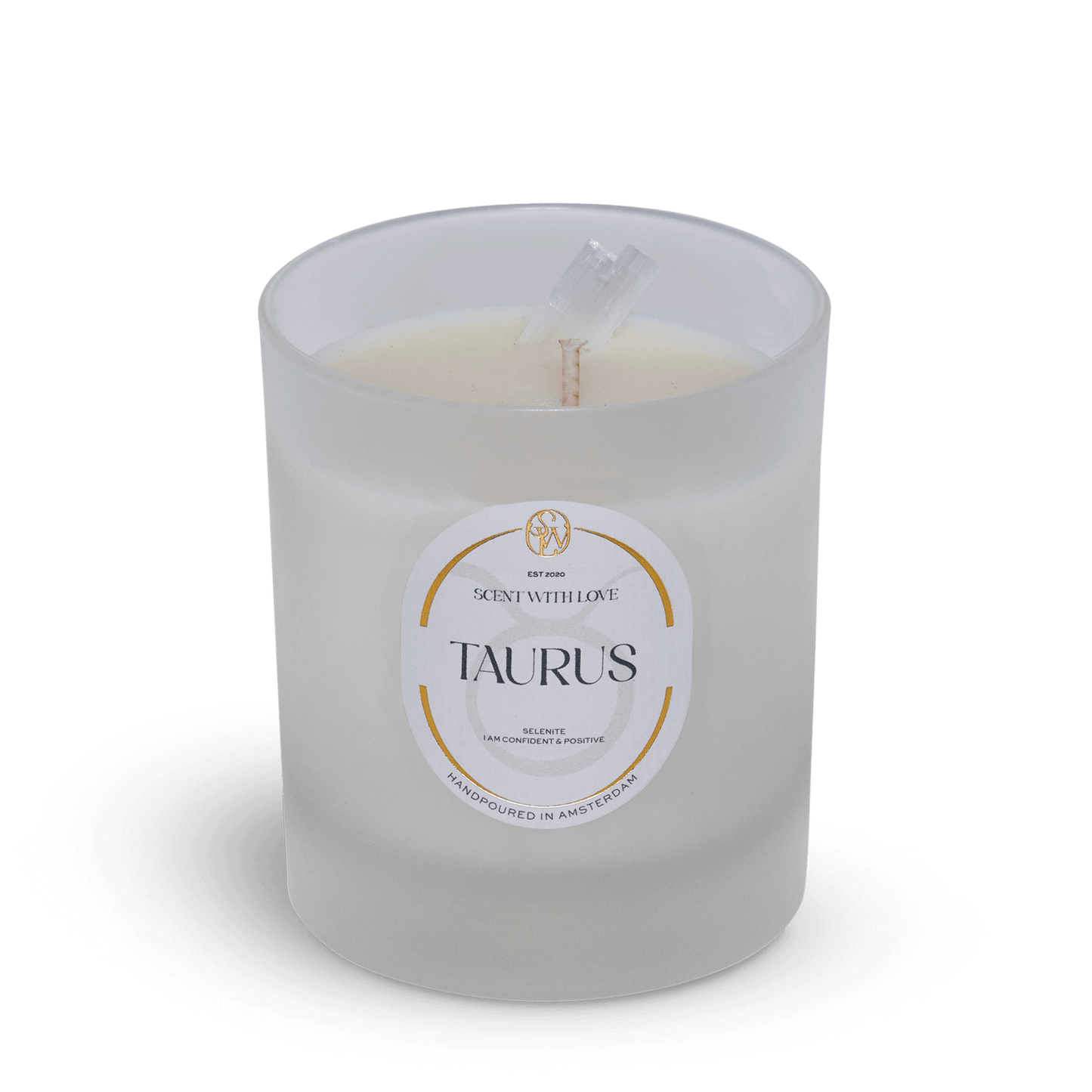 Zodiac Candle | Stier Frosted