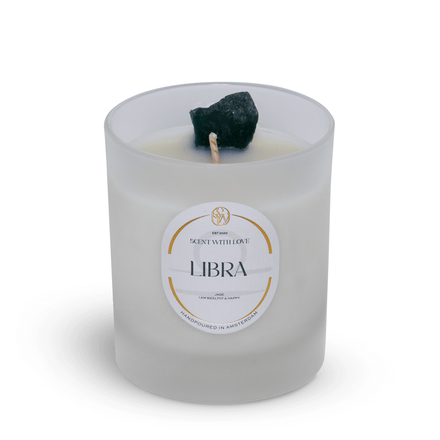 Zodiac Candle | Weegschaal Frosted