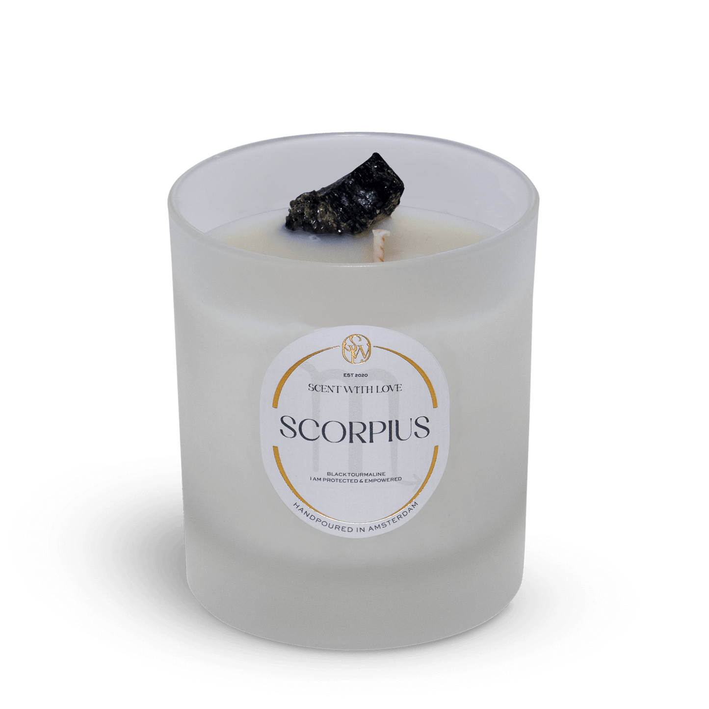 Zodiac Candle | Schorpioen Frosted