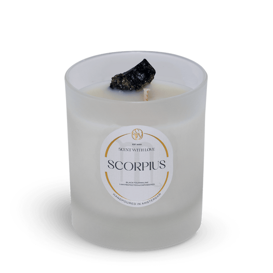 Zodiac Candle | Schorpioen Frosted