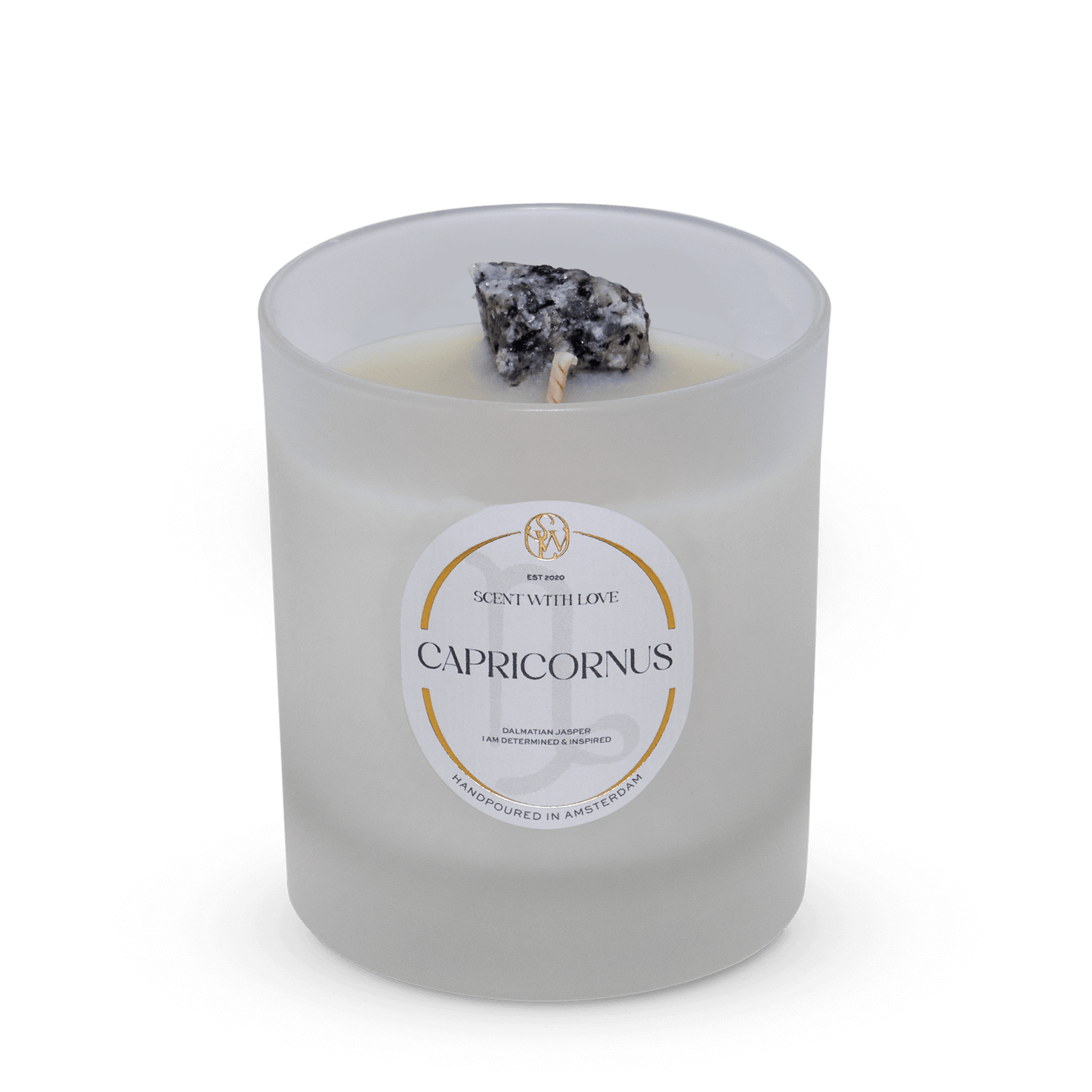 Zodiac Candle | Steenbok Frosted