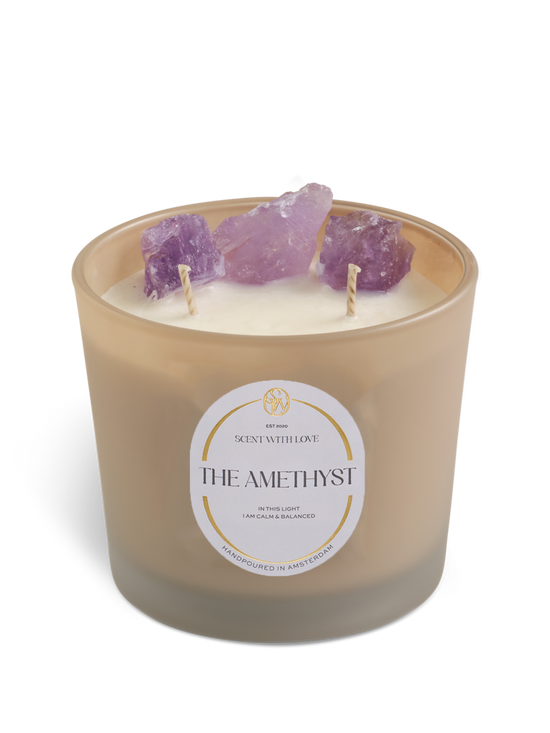 Amethyst Candle