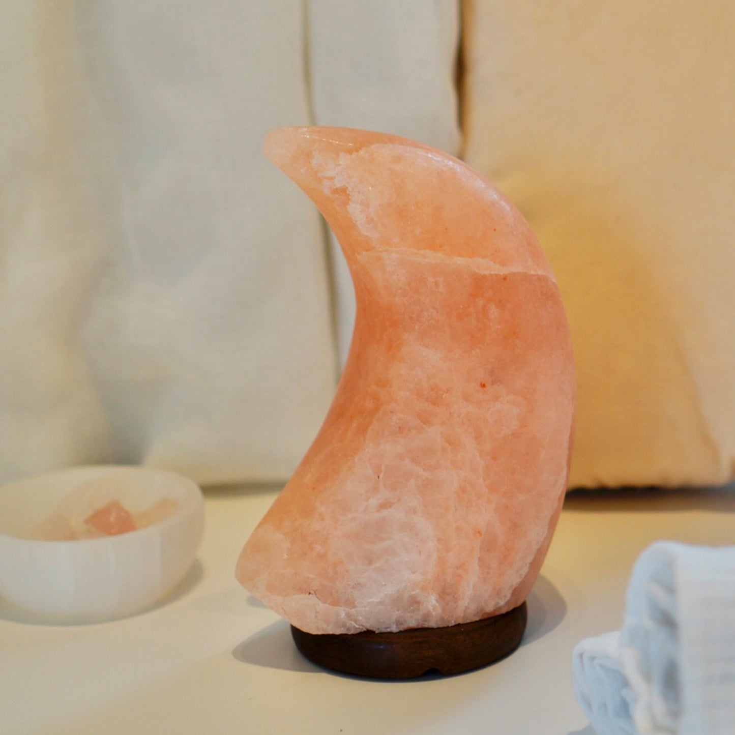 To the Moon Zout Lamp Oranje