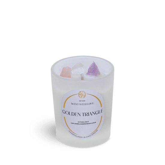 Small Golden Triangle Candle