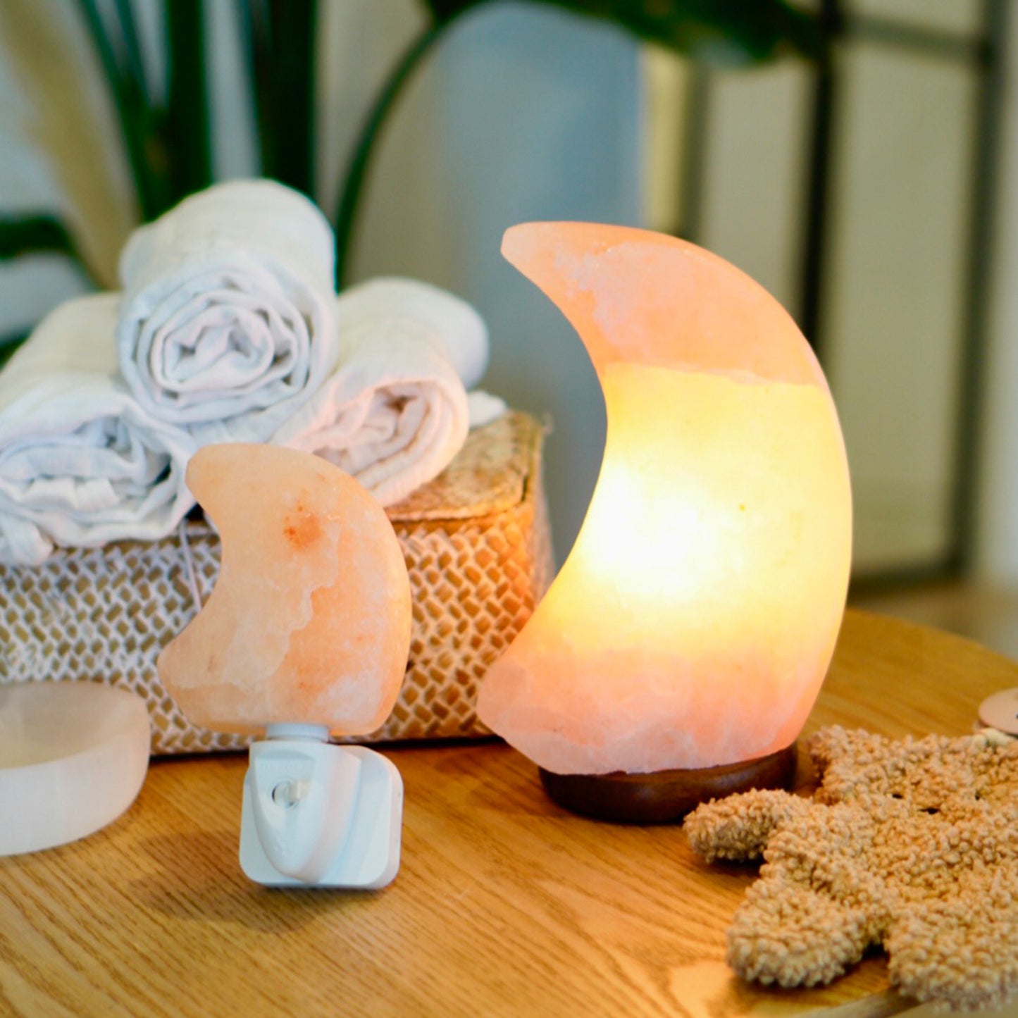 To the Moon Zout Lamp Oranje